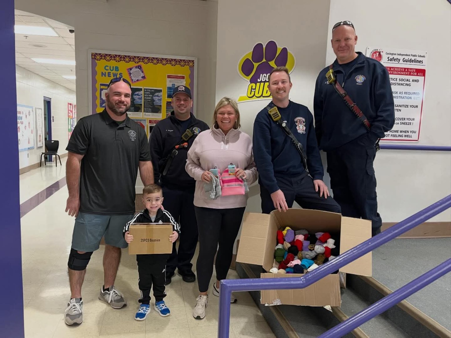 Covington firefighters participating in community activities, photo 4